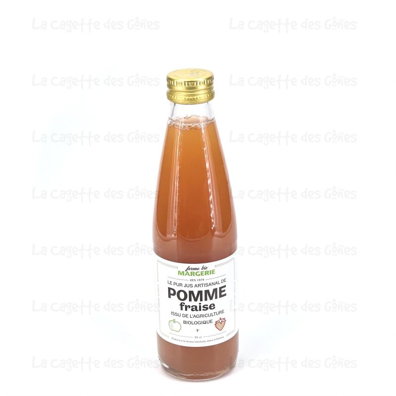 JUS DE POMME FRAISE BIO  25C