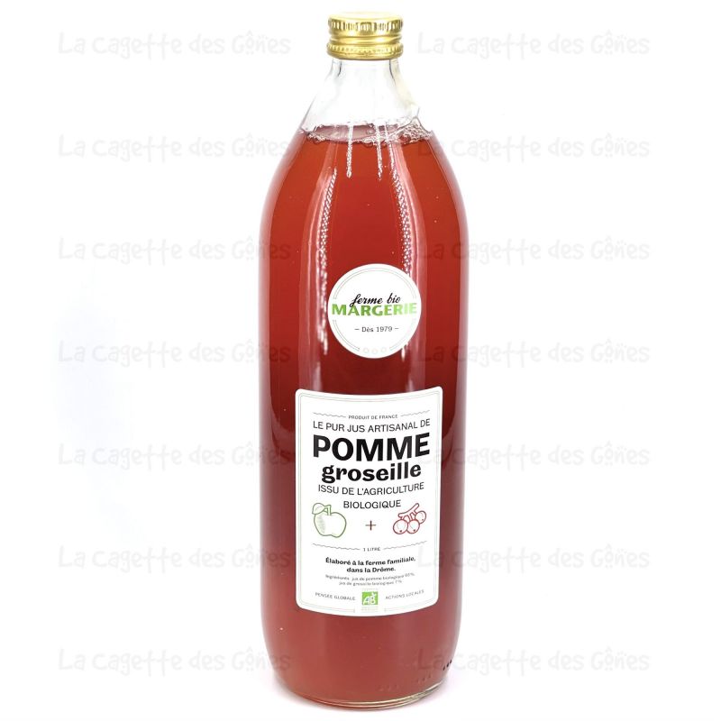 JUS DE POMME GROSEILLE BIO 1L