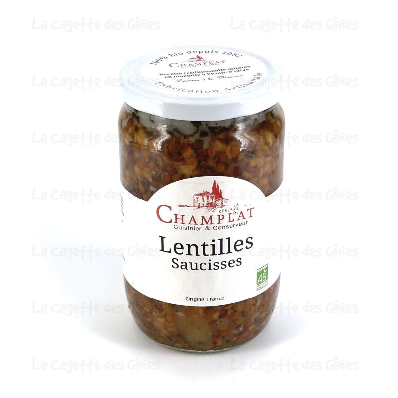 LENTILLE SAUCISSES 650G