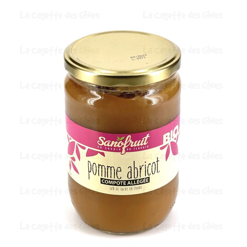 COMPOTE ALLEGEE POMME ABRICOT 660G