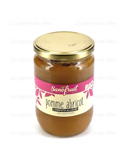 COMPOTE ALLEGEE POMME ABRICOT 660G