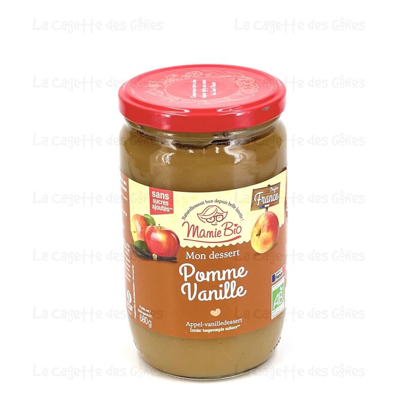 PUREE POMME-VANILLE 680G