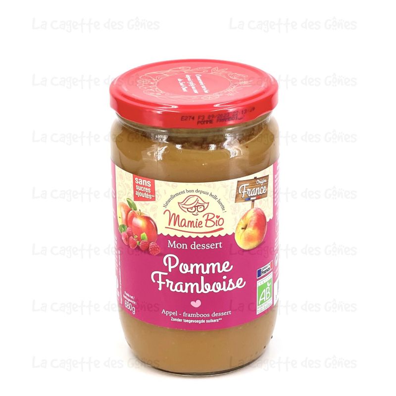 PUREE POMME-FRAMBOISE 680G