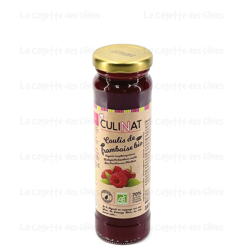 COULIS FRAMBOISE 70% FRUITS 165G