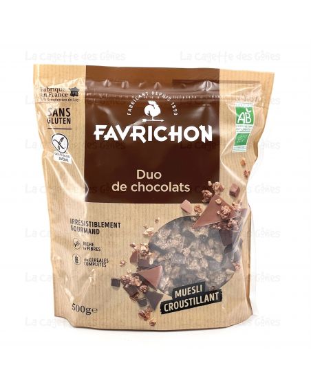 MUESLI CROUSTILLANT DUO DE CHOCOLATS 500G