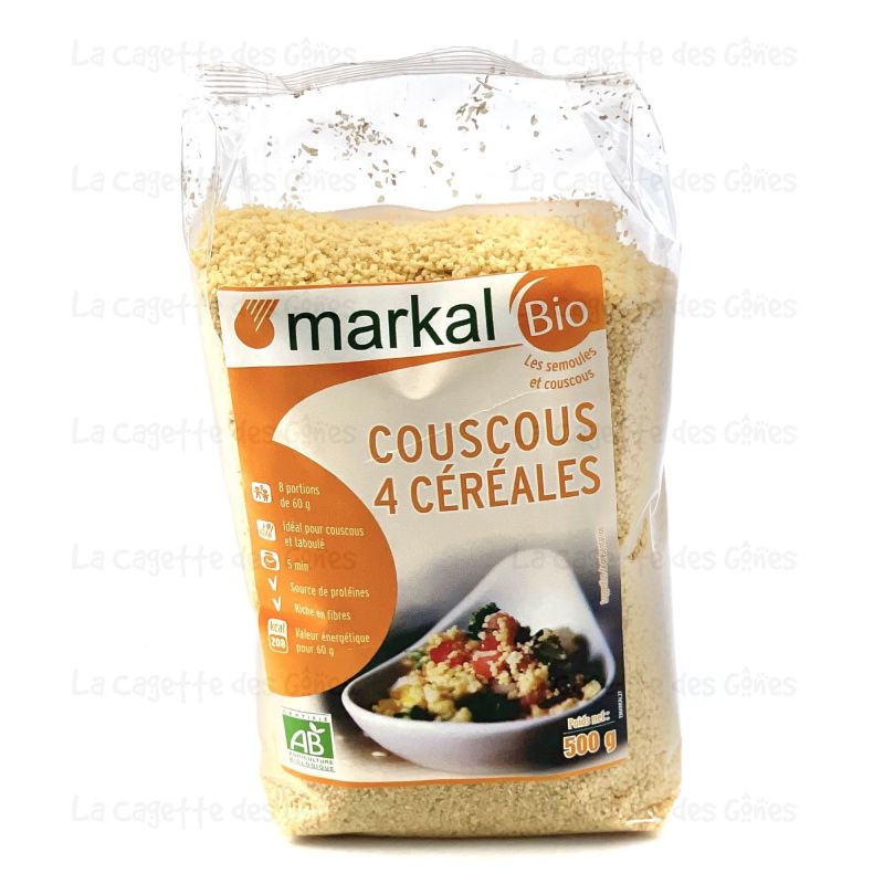 COUSCOUS 4 CEREALES 500G