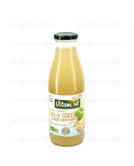 EAU DE COCO CITRON-GINGEMBRE 75CL