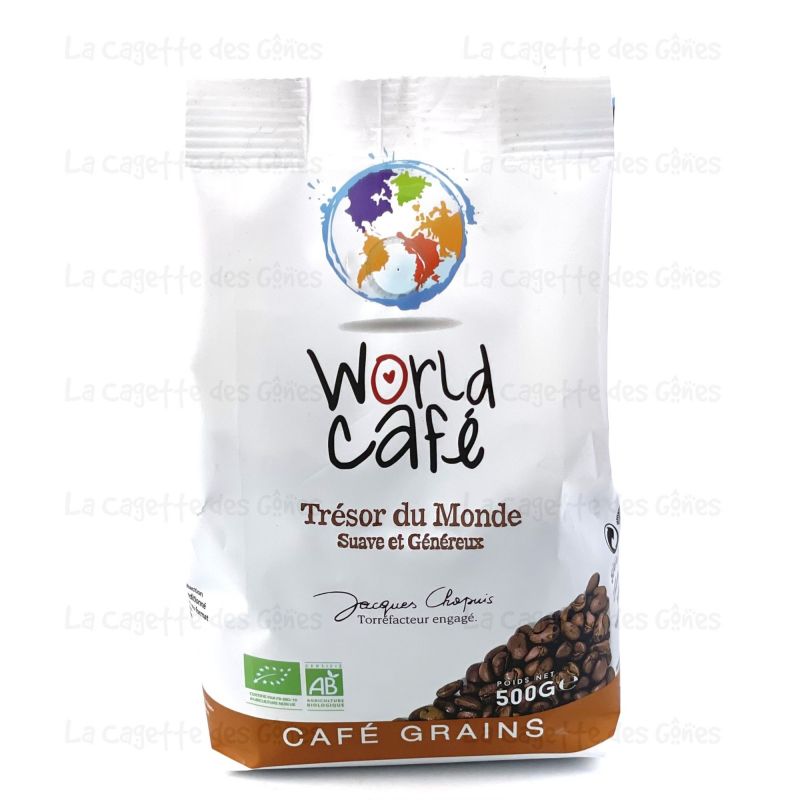 CAFE GRAIN TRESOR DU MONDE 500G