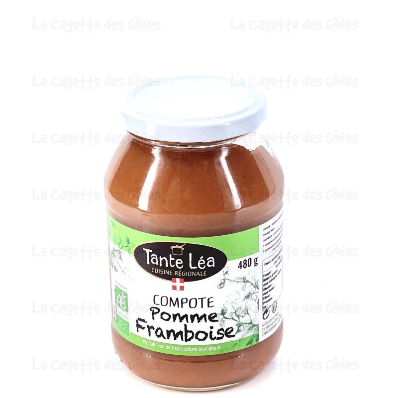 COMPOTE POMME FRAMBOISE 480G