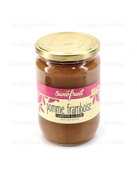 COMPOTE ALLEGEE POMME FRAMBOISE 660G