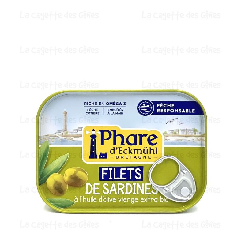 FILET SARDINE HUILE D'OLIVE MSC 100G