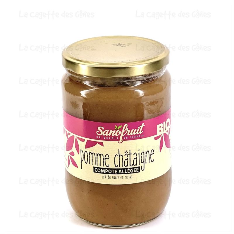 COMPOTE ALLEGEE POMME CHATAIGNE 660G
