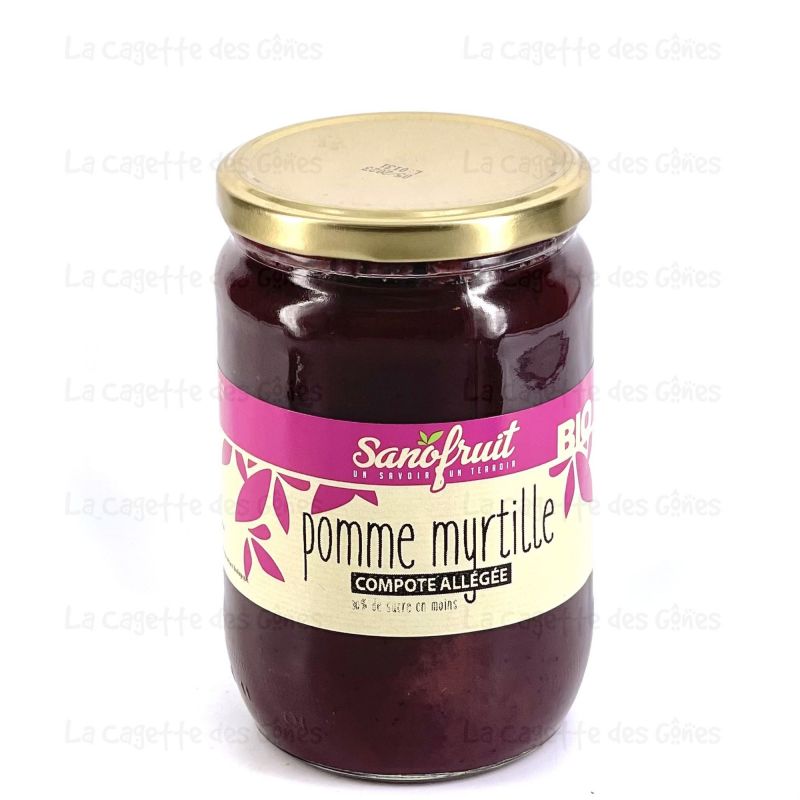 COMPOTE ALLEGEE POMME MYRTILLE 660G