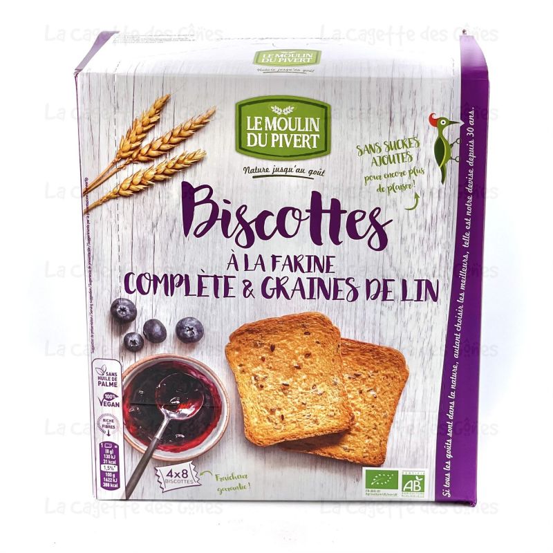 BISCOTTE COMPLETE GRAINE LIN 270G