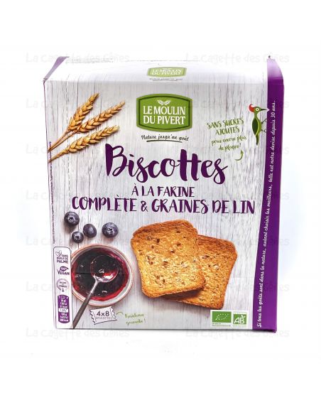 BISCOTTE COMPLETE GRAINE LIN 270G