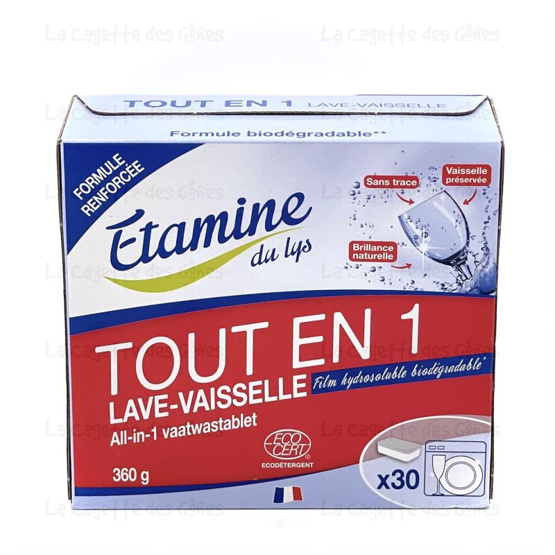 TABLETTES LAVE-VAISSELLE TOUT EN 1 360G