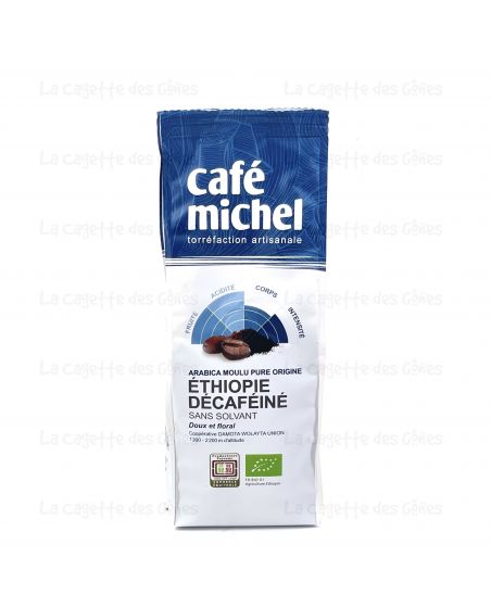 CAFE DECAFEINE ETHIOPIE MOULU 250G