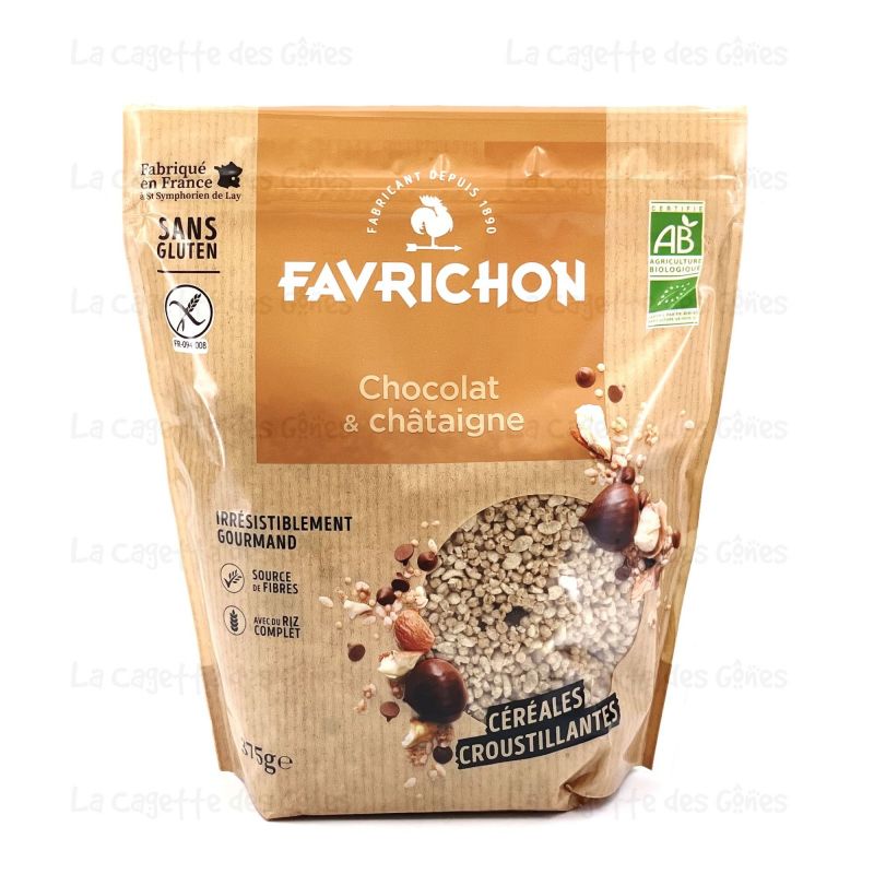 MUESLI CROUSTILLANT CHATAIGNE-CHOCO 375G