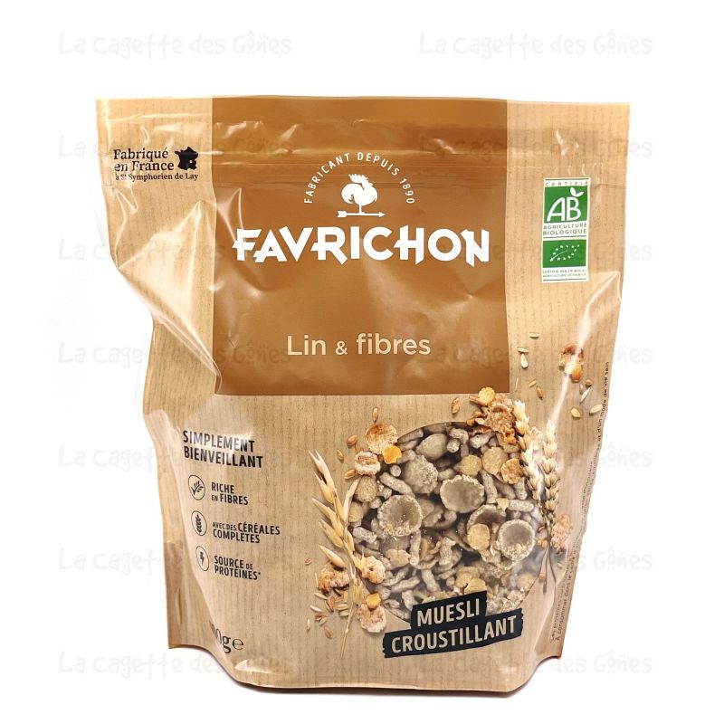 MUESLI LIN ET FIBRES 400G