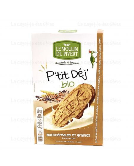 BISCUIT PETIT DEJ MULTICÉRÉALES 190G