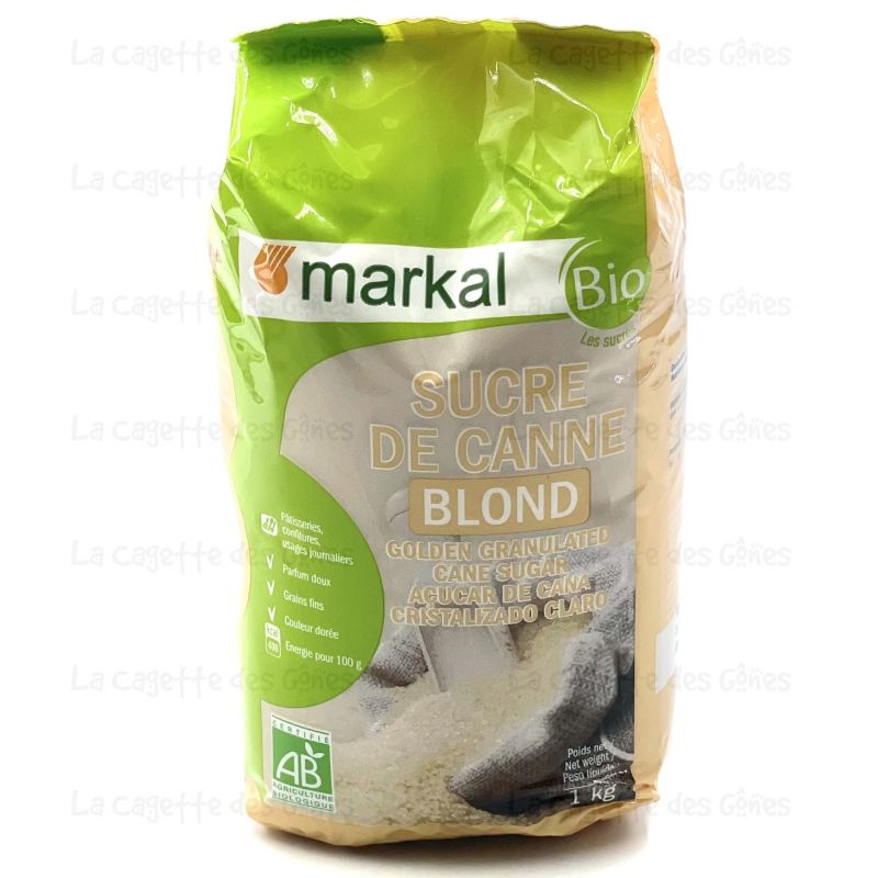 SUCRE BLOND DE CANNE 1 KG