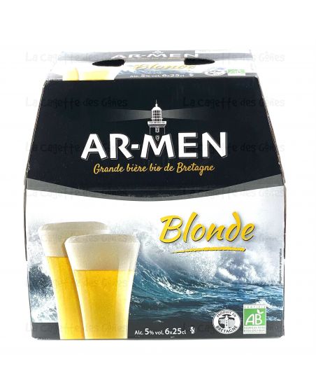 PACK AR-MEN  6 X 25CL BIERE BLONDE