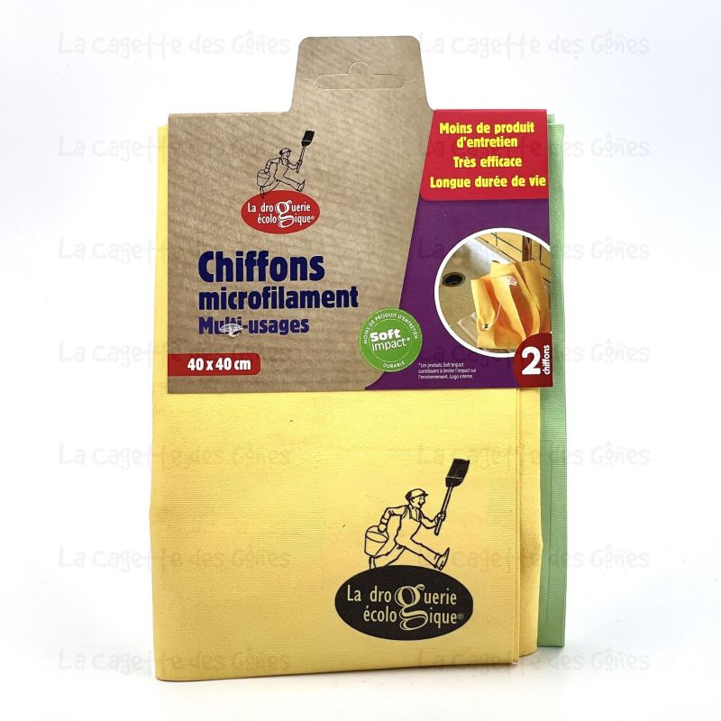 CHIFFONS MICROFILAMENT X2 MULTI-USAGES