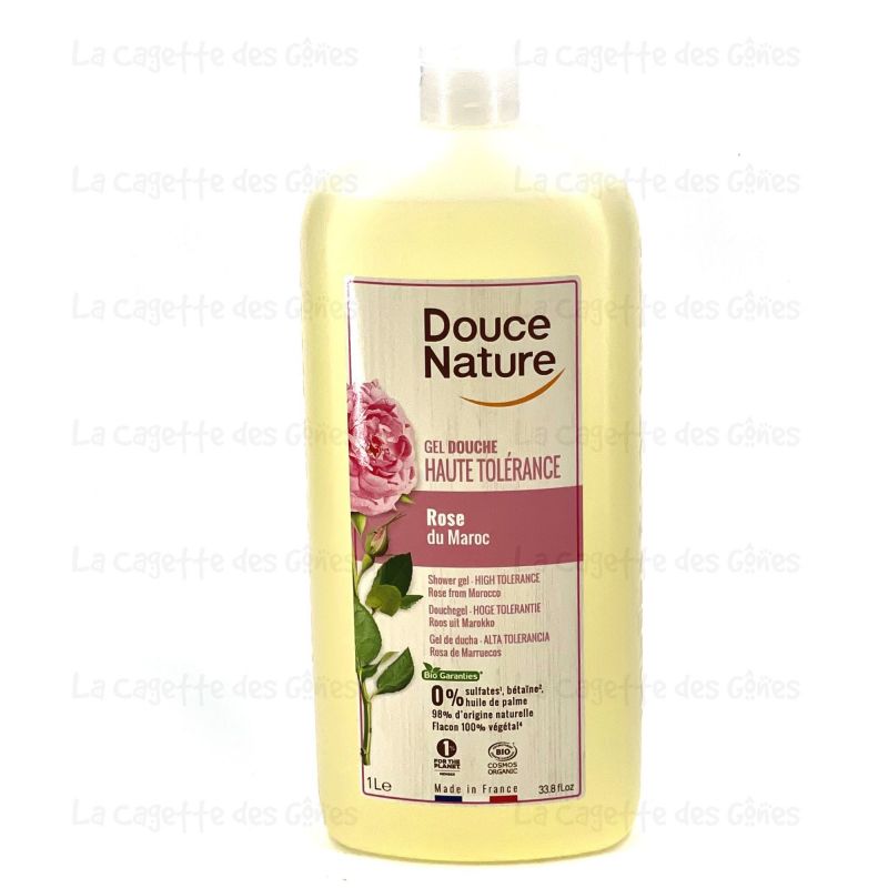 GEL DOUCHE HAUTE TOLERANCE ROSE MAROC 1L