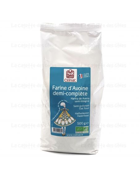 FARINE D'AVOINE DEMI-COMPLETE 0,5KG