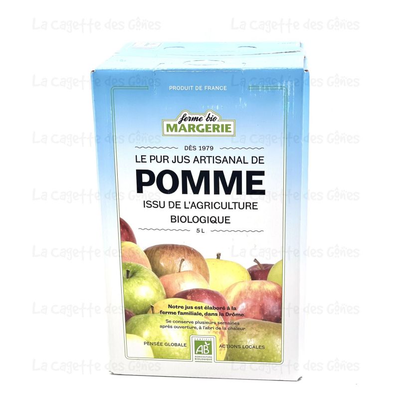 JUS DE POMME BIO BIB  5L