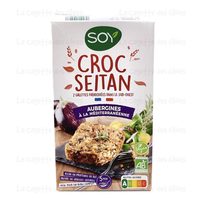 CROC'SEITAN AUBERGINE 2X100G