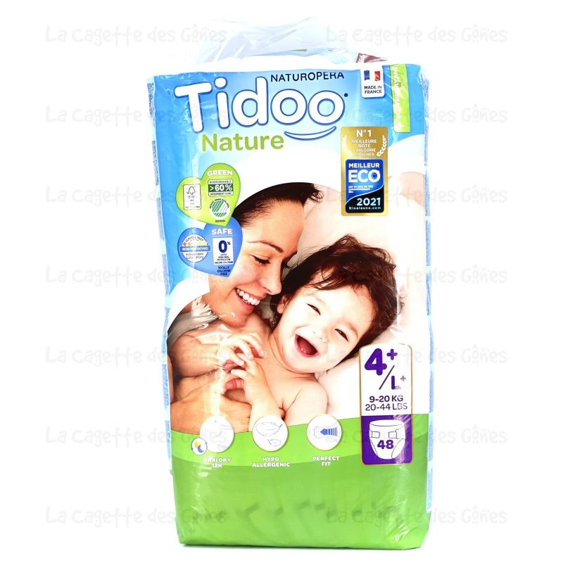 COUCHE TAILLE 4+  9-20 KG JUMBO 48P