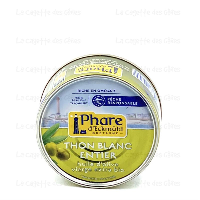 THON BLANC ENTIER HUILE OLIVE 160G 1/5