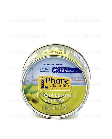 THON BLANC ENTIER HUILE OLIVE 160G 1/5
