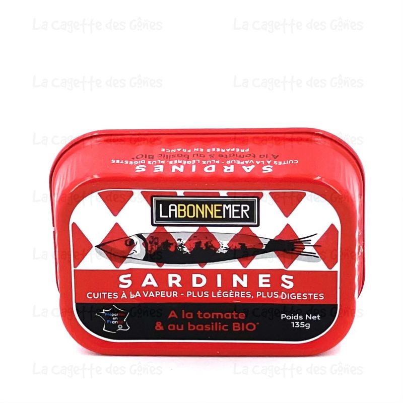 1/5 SARDINES TOMATE BASILIC BIO*