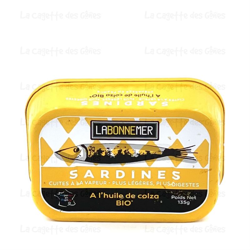 1/5 SARDINES HUILE COLZA BIO*