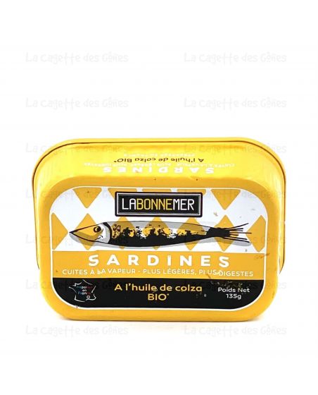 1/5 SARDINES HUILE COLZA BIO*