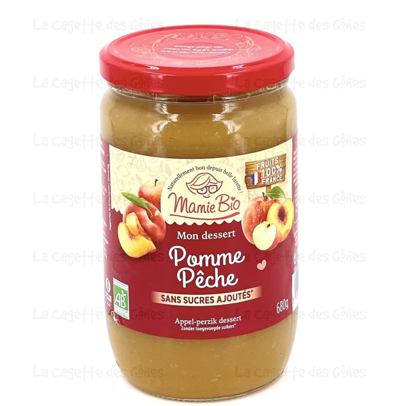 PUREE POMME PECHE 680G