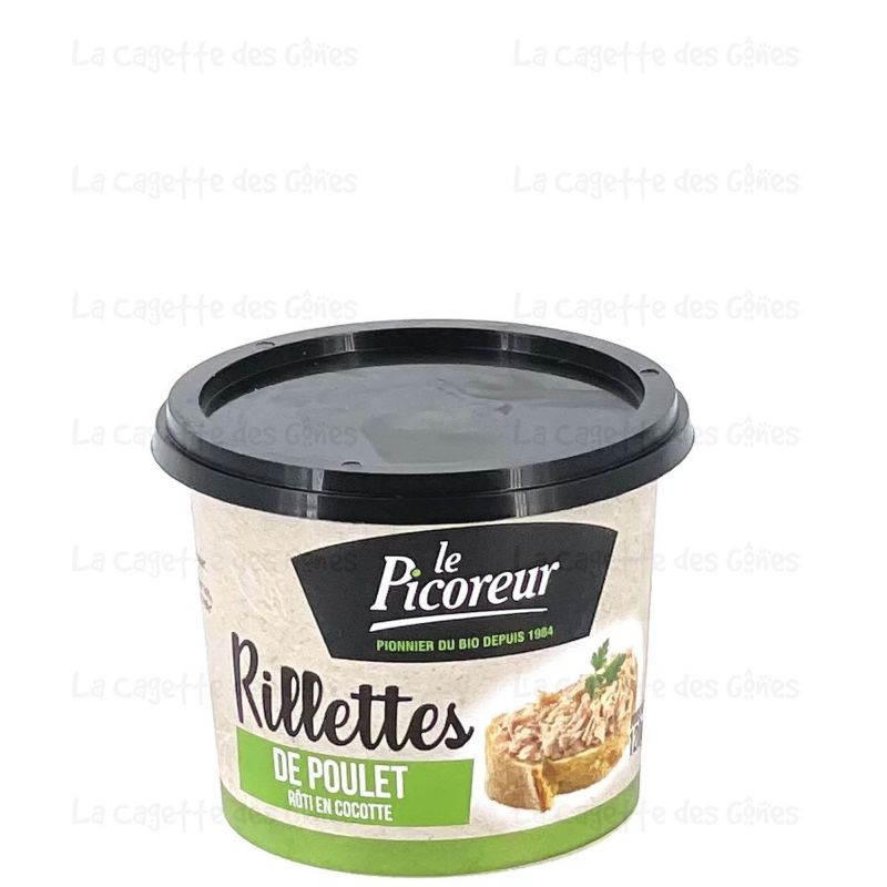 RILLETTE FRAICHE POULET 120G