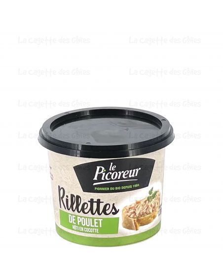 RILLETTE FRAICHE POULET 120G