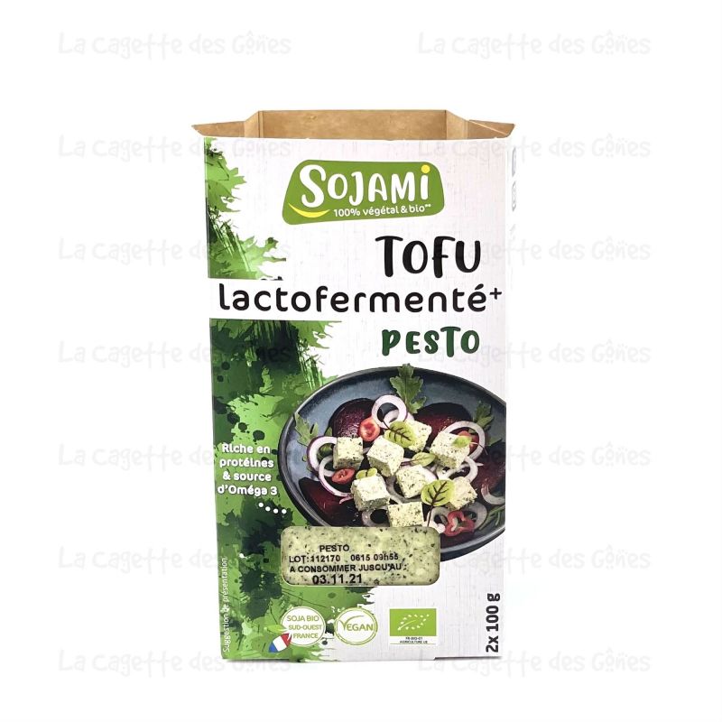 TOFU LACTO FERMENTE AU PESTO 200G