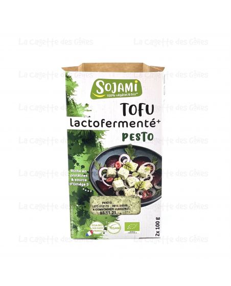 TOFU LACTO FERMENTE AU PESTO 200G