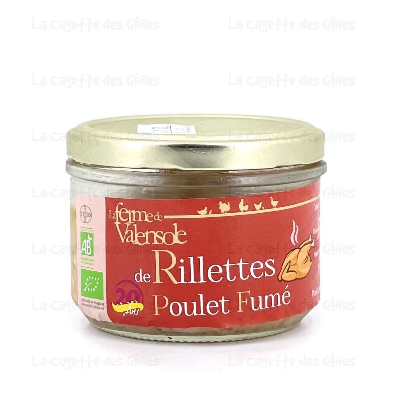 RILLETTES POULET FUME 180G