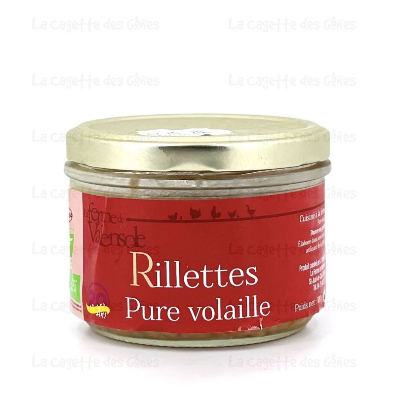 RILLIETTES PURE VOLAILLE 180G