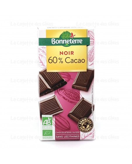 CHOCOLAT NOIR 60% CACAO