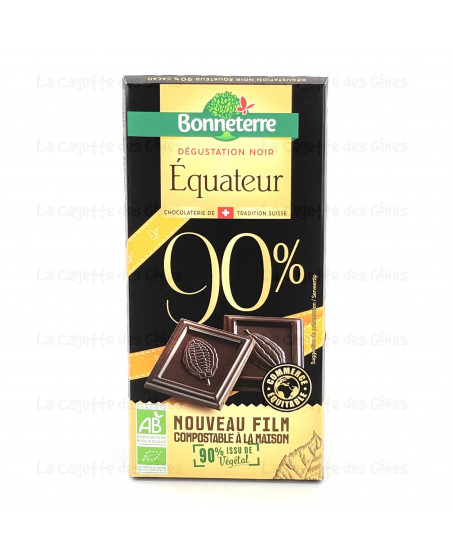 CHOCOLAT DEGUSTATION NOIR EQUATEUR 90%