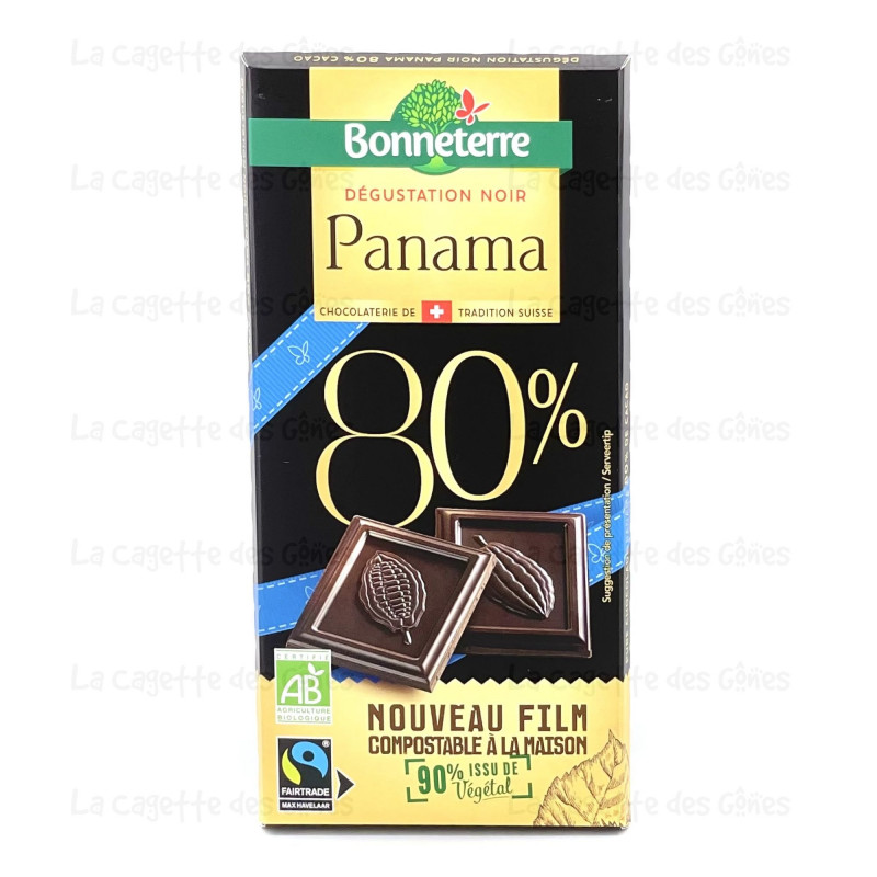 CHOCOLAT DEGUSTATION NOIR PANAMA 80%