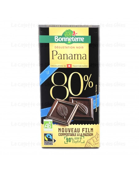 CHOCOLAT DEGUSTATION NOIR PANAMA 80%