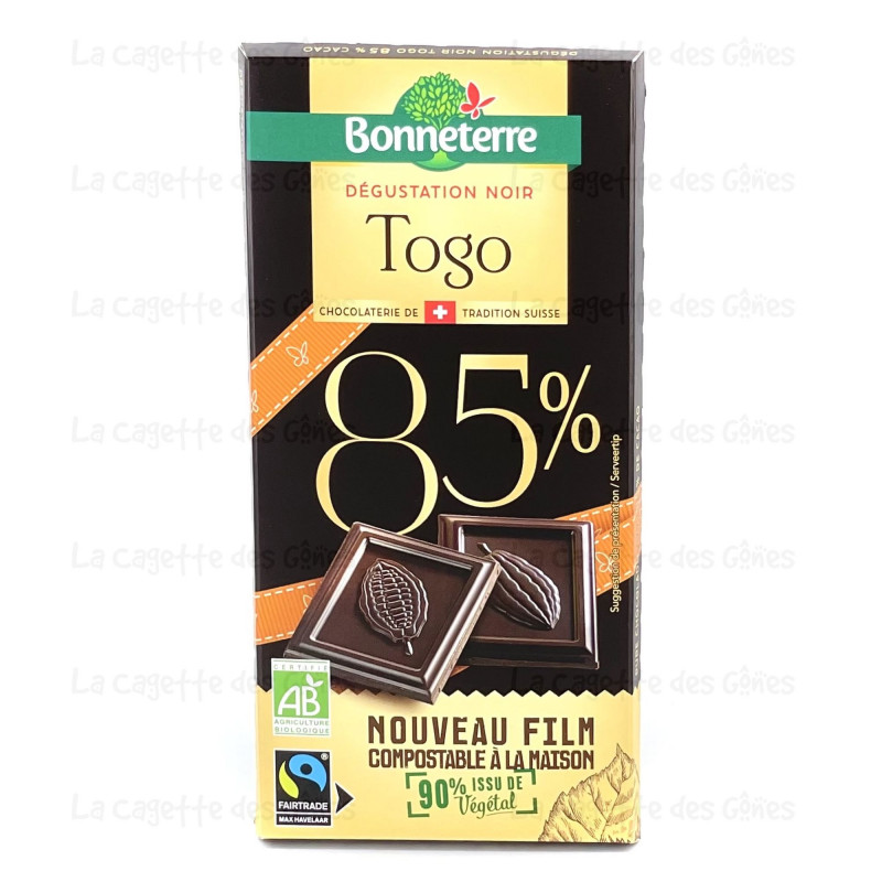CHOCOLAT DEGUSTATION NOIR TOGO 85%