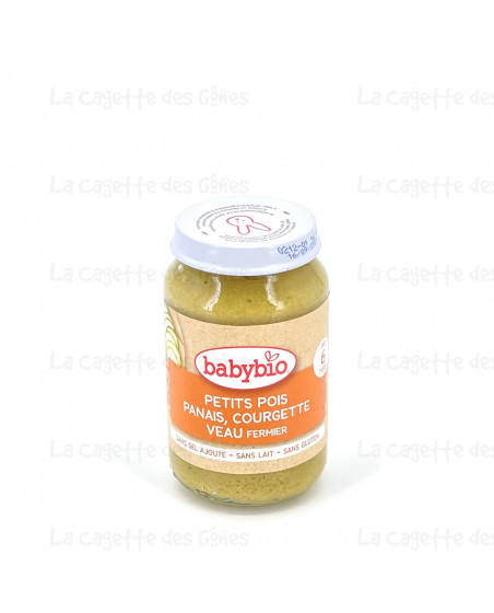 BABYBIO POT PETITS POIS PANAIS COURGETTE VEAU